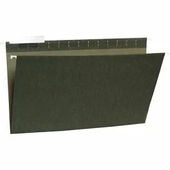 Discount 🥰 Quill Brand® 100% Recycled 3-Tab Hanging File Folders, Legal Size, Green, 25/Box (7Q5213) ⭐