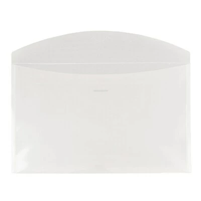 Coupon ⭐ File Pockets & Jackets JAM Paper® Plastic Envelopes With Tuck Flap Closure, Legal Booklet, 9" X 14 1/4", Clear, 12/pack ⭐ 4 Coupon ⭐ File Pockets & Jackets JAM Paper® Plastic Envelopes With Tuck Flap Closure, Legal Booklet, 9" X 14 1/4", Clear, 12/pack ⭐ - Image 2