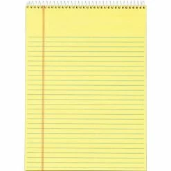 Hot Sale 💯 TOPS® Designer Ruled Pads TOPS Docket Writing Notepad, 8-1/2" X 11-3/4", Legal Ruled, Canary, 70 Sheets/Pad (63621) ⭐ -legal paper Store unnamed file 1078