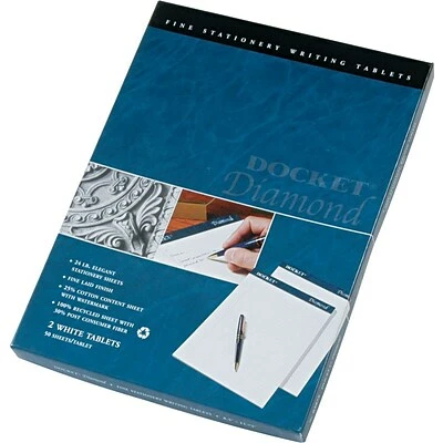 Budget 💯 Scratch Pads TOPS Docket Diamond Premium Stationery Tablets, 8-1/2" X 11-3/4", Legal Ruled, White, 50 Sheets/Pad, 2 Pads/Pack (63975) 👍 3 Budget 💯 Scratch Pads TOPS Docket Diamond Premium Stationery Tablets, 8-1/2" X 11-3/4", Legal Ruled, White, 50 Sheets/Pad, 2 Pads/Pack (63975) 👍