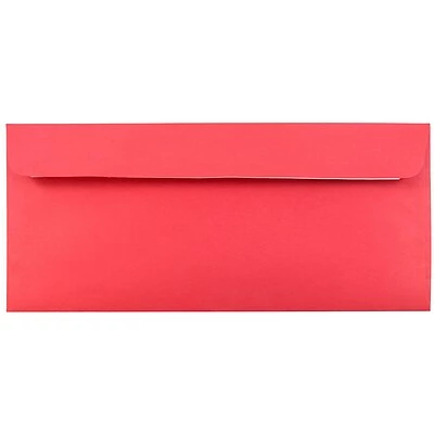 Best Sale 😉 Envelopes JAM Paper Peel & Seal Self Seal #10 Business Envelope, 4 1/8" X 9 1/2", 🎅 Christmas Red, 50/Pack (11789I) 👏 4 Best Sale 😉 Envelopes JAM Paper Peel & Seal Self Seal #10 Business Envelope, 4 1/8" X 9 1/2", 🎅 Christmas Red, 50/Pack (11789I) 👏 - Image 3