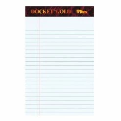 Top 10 🔥 TOPS Scratch Pads Docket® Gold Notepad, Jr. Legal Rule, White, 20 Lb, Rigid Back, 50 Sheets/Pad, 12 Pads/Pack, 5" X 8" ✔️ -legal paper Store unnamed file 1177