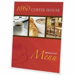 Best Pirce 😀 Quill Brand Custom FC Menus Custom Full Color Menus, 8.5" X 14", Flat Sheet, White Opaque Smooth 80# With 3 Mil. Lamination, 2-Sided ⭐
