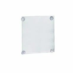 Deals 🥰 Azar® Wall Mount Sign Holders Azar® 14" X 8 1/2" Acrylic Sign Holder With Suction Cups, Clear, 2/Pk ⭐