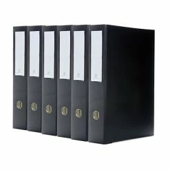 Best Sale ⌛ Bindertek Premium 3" 3-Ring Legal Binders, Black, 6/Pack (3LGLPACK-BK) 🥰