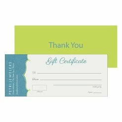 Top 10 🌟 Quill Brand Custom Printed Gift Certificates Custom Gift Certificates, 8.5" X 3.5", 14 Pt. 🧥 Coated Stock, 2-Sided 🛒