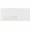 Wholesale 😉 Envelopes JAM Paper #10 Window Envelope, 4 1/8" X 9 1/2", White, 100/Pack (1633173I) 💯 -legal paper Store unnamed file 1243