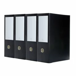New ❤️ Binders Bindertek Premium 4" 3-Ring Legal Binder, Black, 4/Pack (3LGXPACK-BK) 😉