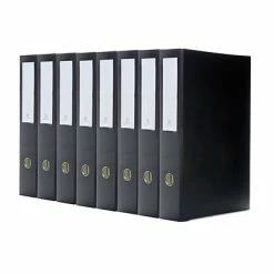 Outlet 👍 Bindertek Premium 2" 3-Ring Legal Binders, Black, 8/Pack (3LGSPACK-BK) ✨