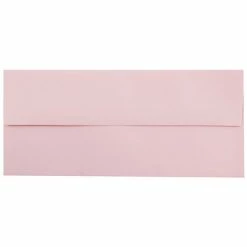 Cheapest 😀 Envelopes JAM Paper Open End #10 Business Envelope, 4 1/8" X 9 1/2", Baby Pink, 50/Pack (2155777I) 🎉
