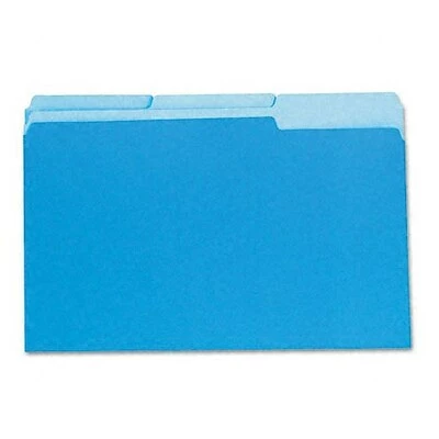 New ✔️ Pendaflex File Folders, Recycled, 2-Tone Blue, Legal Size, Top Tab, 1/3 Cut, 100/Box ⭐ 4 New ✔️ Pendaflex File Folders, Recycled, 2-Tone Blue, Legal Size, Top Tab, 1/3 Cut, 100/Box ⭐ - Image 2