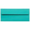Promo 😍 Envelopes JAM Paper Open End #10 Business Envelope, 4 1/8" X 9 1/2", Sea Blue, 50/Pack (15858I) ❤️
