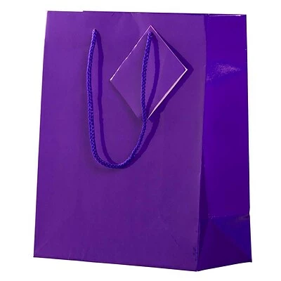 Cheap 😀 Boxes & Bags JAM PAPER Glossy Gift Bags With Rope Handles, Medium, 8 X 10, Purple, 3 Bags/Pack (672GLPUB) 💯 4 Cheap 😀 Boxes & Bags JAM PAPER Glossy Gift Bags With Rope Handles, Medium, 8 X 10, Purple, 3 Bags/Pack (672GLPUB) 💯 - Image 3