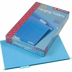 Deals 😀 Hanging File Folders Smead Recycled Hanging File Folder, 5-Tab Tab, Legal Size, Blue, 25/Box (64160) ❤️