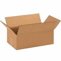 Outlet ⌛ Partners Brand Corrugated Boxes; 14" Length Corrugated Boxes, 14" X 8" X 5", Kraft, 25/Bundle (1485) 💯