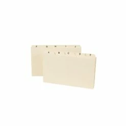 Cheapest 😍 Index Cards Smead 5" X 8" Index Card Files, Manila, 25/Set (57076) ⌛