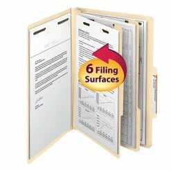 Best Sale ✨ Smead Classification Folders, 2" Expansion, Legal Size, 2 Dividers, Manila, 10/Box (19000) ❤️ -legal paper Store unnamed file 1532