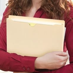 Best Sale 😍 File Pockets & Jackets Smead File Jacket, Reinforced Tab, 2" Expansion, Legal Size, Manila, 50/Box (76560) 🛒 -legal paper Store unnamed file 1597