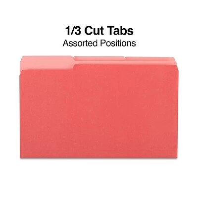 Discount ⭐ Staples File Folders, 1/3 Cut, Legal Size, Red, 100/Box (TR224550/344939) ✔️ 4 Discount ⭐ Staples File Folders, 1/3 Cut, Legal Size, Red, 100/Box (TR224550/344939) ✔️ - Image 2