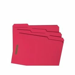 Wholesale 🌟 Smead Card Stock Classification Folders, Reinforced 1/3-Cut Tab, Legal Size, Red, 50/Box (17740) 🎉 -legal paper Store unnamed file 1683