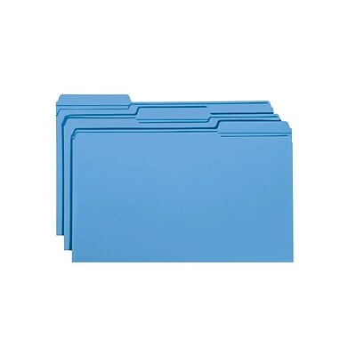 Promo 🥰 File Folders Smead File Folder, Reinforced 1/3-Cut Tab, Legal Size, Blue, 100 Per Box (17034) 😀 3 Promo 🥰 File Folders Smead File Folder, Reinforced 1/3-Cut Tab, Legal Size, Blue, 100 Per Box (17034) 😀