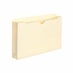 Outlet 🤩 File Pockets & Jackets Smead 100% Recycled Reinforced File Jackets, Straight-Cut Tab, 2" Expansion, Legal Size, Manila, 50/Box (75607) 🥰 -legal paper Store unnamed file 1713