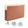 Buy 😉 File Pockets & Jackets Staples® Reinforced File Pocket, 5.25" Expansion, Legal Size, Brown, 10/Box (ST418343) 🎁 -legal paper Store unnamed file 1716