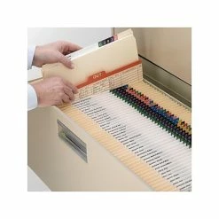 New 🤩 File Folders Smead® File Folder, Reinforced Straight -Cut Tab, Legal Size, Manila, 100 Per Box (15310) 🥰 -legal paper Store unnamed file 1725