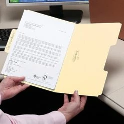 Flash Sale 🎉 File Folders Smead SuperTab File Folder, Oversized 1/3-Cut Tab, Legal Size, Manila, 100/Box (15301) 🌟 -legal paper Store unnamed file 1765