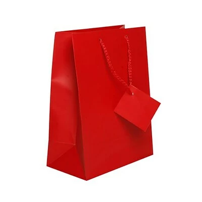 Promo 👏 Boxes & Bags JAM PAPER Gift Bags With Rope Handles, Medium, 8 X 10 X 4, Red Matte, 3/Pack (672MAREA) 😀 3 Promo 👏 Boxes & Bags JAM PAPER Gift Bags With Rope Handles, Medium, 8 X 10 X 4, Red Matte, 3/Pack (672MAREA) 😀