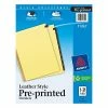 Discount 👏 Binder Accessories Avery Leather Style Pre-Printed Daily Tab Paper Dividers, 31 Tabs, Buff With Black Tabs (11352) 🛒 -legal paper Store unnamed file 1895