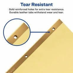 Discount 👏 Binder Accessories Avery Leather Style Pre-Printed Daily Tab Paper Dividers, 31 Tabs, Buff With Black Tabs (11352) 🛒 -legal paper Store unnamed file 1898