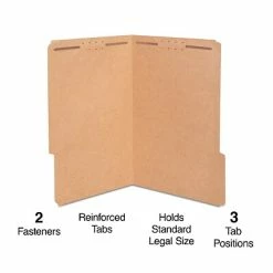 Wholesale 🔥 Classification Folders Staples Reinforced Classification Folder, 2" Expansion, Legal Size, Kraft Brown, 50/Box (TR831073/831073) 🌟