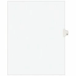 Hot Sale 🌟 Binder Accessories Avery Style Pre-Printed #11 Paper Dividers, White, 25/Pack (11921) ⌛