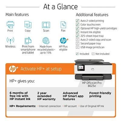 Cheap 😍 Printers HP OfficeJet Pro 8025e Wireless Color All-in-One Printer Includes 6 Months Of FREE Ink With HP+ (1K7K3A) 😀 6 Cheap 😍 Printers HP OfficeJet Pro 8025e Wireless Color All-in-One Printer Includes 6 Months Of FREE Ink With HP+ (1K7K3A) 😀 - Image 4