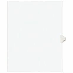 Best reviews of 👏 Binder Accessories Avery Pre-Printed #14 Paper Dividers, White, 25/Pack (11924) 🧨