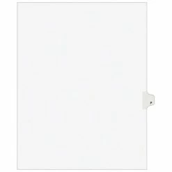 Deals 🥰 Binder Accessories Avery Style Legal Dividers, Tab P, 8.5" X 11", White, 25/Pack (01416) 🎉