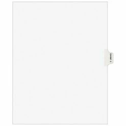 Deals 🎉 Binder Accessories Avery Style Legal Dividers, Tab Exhibit E, 8.5" X 11", White, 25/Pack (01375) ⭐