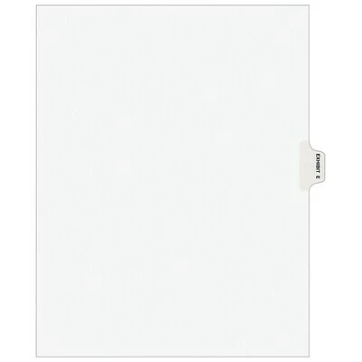 Deals 🎉 Binder Accessories Avery Style Legal Dividers, Tab Exhibit E, 8.5" X 11", White, 25/Pack (01375) ⭐ 3 Deals 🎉 Binder Accessories Avery Style Legal Dividers, Tab Exhibit E, 8.5" X 11", White, 25/Pack (01375) ⭐