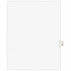 Budget 💯 Binder Accessories Avery Style Legal Dividers, Tab Q, 8.5" X 11", White, 25/Pack (01417) 🧨