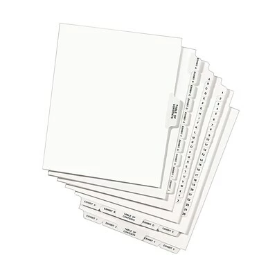 Budget 💯 Binder Accessories Avery Style Legal Dividers, Tab Q, 8.5" X 11", White, 25/Pack (01417) 🧨 8 Budget 💯 Binder Accessories Avery Style Legal Dividers, Tab Q, 8.5" X 11", White, 25/Pack (01417) 🧨 - Image 6