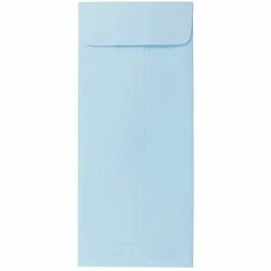 Best Pirce 😉 JAM Paper #10 Policy Business Envelopes, 4 1/8" X 9 1/2", Baby Blue, 25/Pack (3961300) 🥰