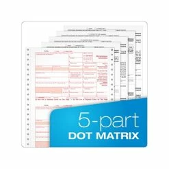 Outlet 🔔 W-2 Individual Forms Adams 2022 1099-MISC Continuous-Feed Tax Form, White, 24/Pack (STAX524MISC-22) 👍 -legal paper Store unnamed file 2273
