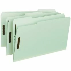 Coupon 🔥 Smead 100% Recycled Pressboard Classification Folders, Legal Size, Green/Gray, 25/Box (20003) 🎁