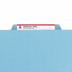 Promo 😉 Classification Folders Smead Pressboard Classification Folder, Legal Size, 2 Dividers, Blue, 10/Pack (19030) 🤩 -legal paper Store unnamed file 2303