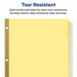 Best deal 😉 Binder Accessories Avery Insertable Paper Dividers, 8-Tab, Clear (11116) 👍 -legal paper Store unnamed file 2320