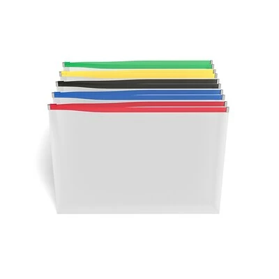Deals š Accordion Folders TRU RED⢠Moisture Resistant Plastic Filing Envelopes With Zipper Closure, Legal Size, Assorted Colors, 5/Pack (TR51838) 𤩠4 Deals š Accordion Folders TRU RED⢠Moisture Resistant Plastic Filing Envelopes With Zipper Closure, Legal Size, Assorted Colors, 5/Pack (TR51838) 𤩠- Image 2