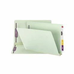 Best Sale 🤩 Smead End Tab Classification Folders With SafeSHIELD Fasteners, Legal Size, Gray/Green, 25/Box (37715) 💯