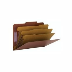 Top 10 ⭐ Smead Pressboard Classification Folders With SafeSHIELD Fasteners, 3" Expansion, Legal Size, 3 Dividers, Red, 10/Box (19092) 🔔 -legal paper Store unnamed file 2340