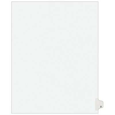 Deals 🛒 Binder Accessories Avery Style Legal Dividers, Tab Z, 8.5" X 11", White, 25/Pack (01426) 🧨 3 Deals 🛒 Binder Accessories Avery Style Legal Dividers, Tab Z, 8.5" X 11", White, 25/Pack (01426) 🧨